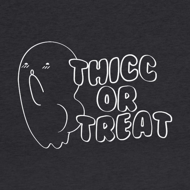 Thicc or Treat Ghost by Perpetual Brunch